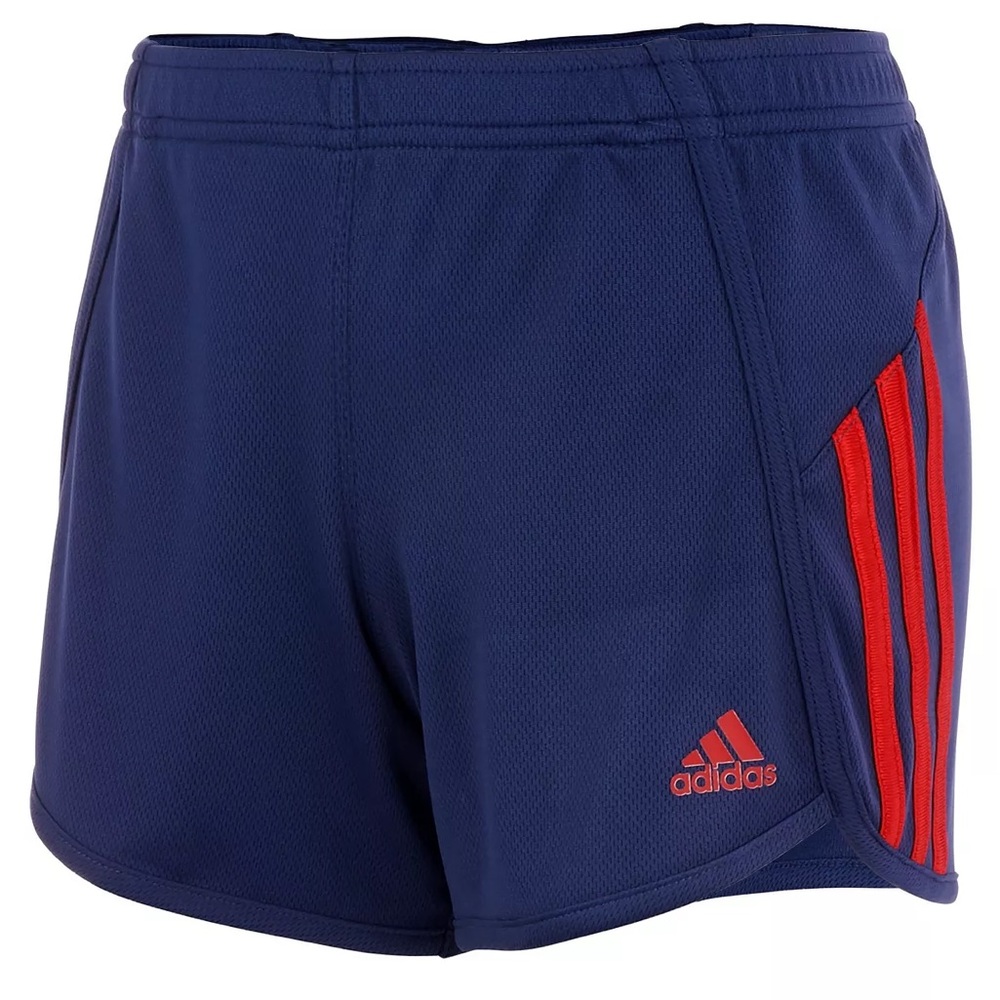 Big Girls Stripe Mesh Shorts